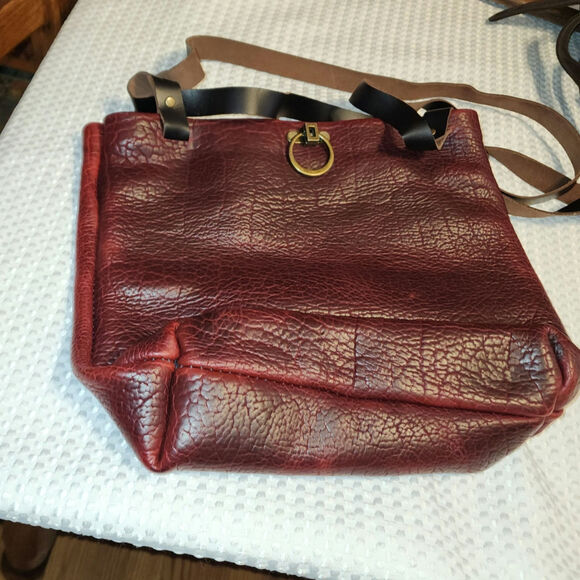 CHIC SPARROW XL GENUINE LEATHER TOTE BAG - Picture 1 of 10
